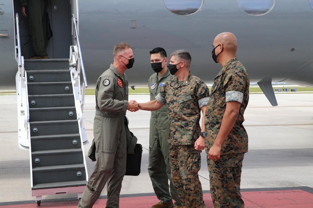 U.S. Marine Corps Forces Pacific Commander visits MCB Camp Blaz