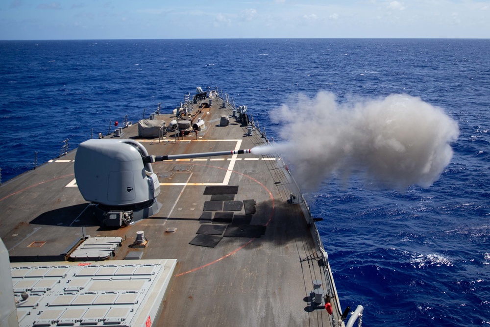USS Milius 5-inch Live-Fire