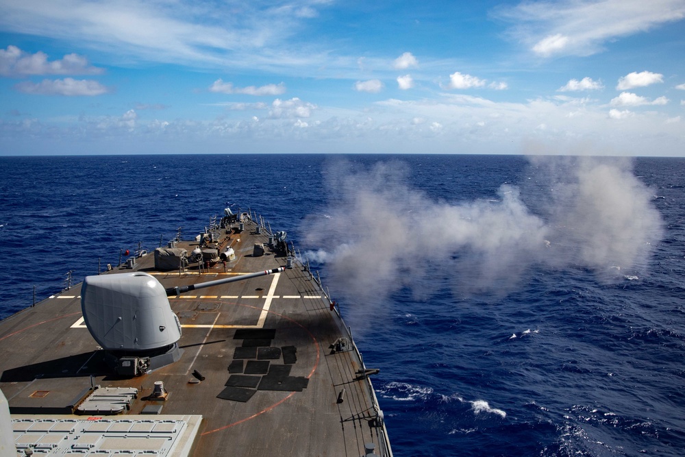 USS Milius 5-inch Live-Fire