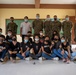 Armed Forces of the Philippines and U.S. Marines visit a local church ahead of Balikatan 22