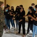 Armed Forces of the Philippines and U.S. Marines visit a local church ahead of Balikatan 22