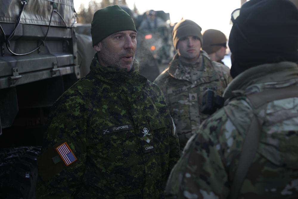 Canadian Forces Brigadier General Louis Lapointe Visits the Troops