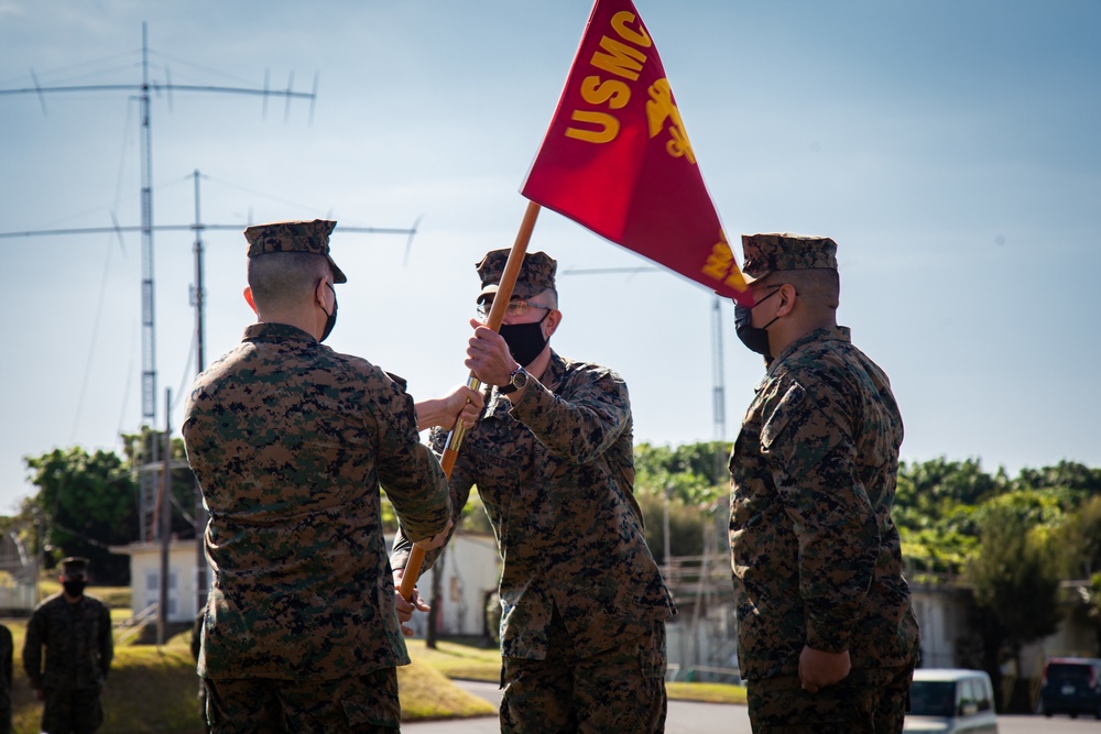 Alpha Company Conducts a Change of Command Ceremony on Camp Foster