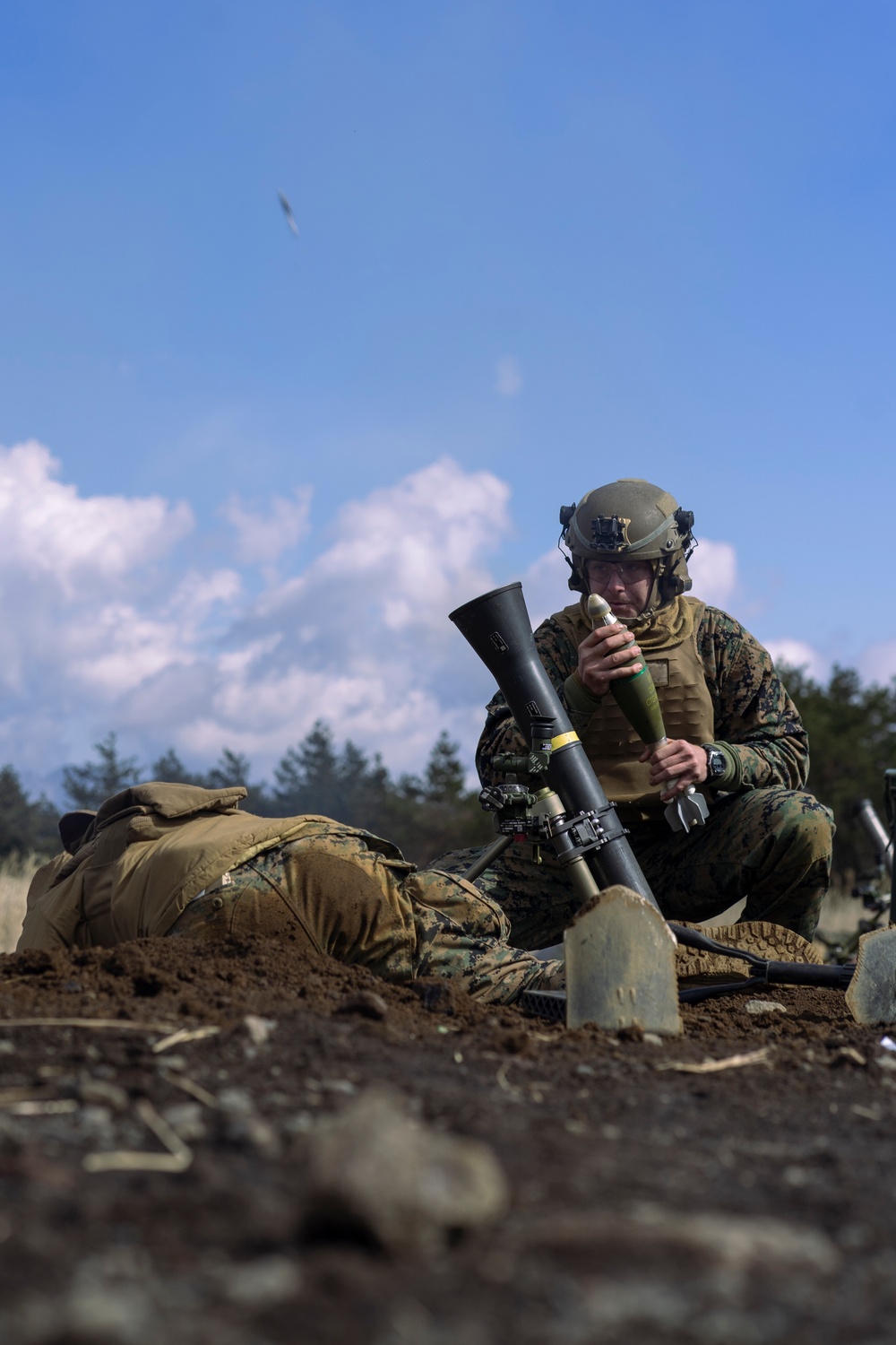 1/3 Marines Conducts Live Fire Mortar Range