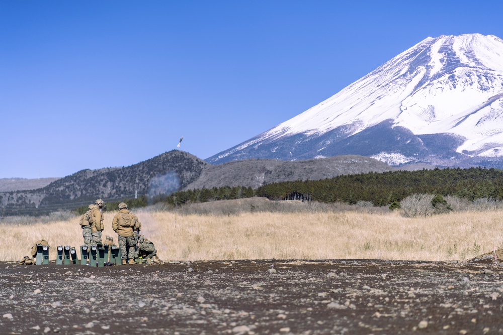 1/3 Marines Conducts Live Fire Mortar Range