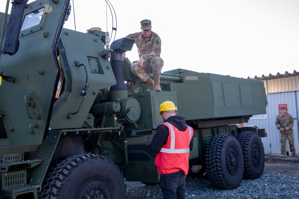 HIMARS delivered to Grafenwoehr, Germany, March 8, 2022