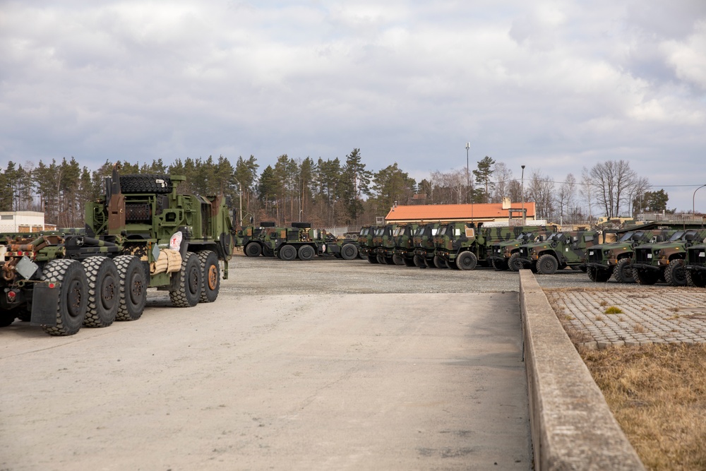 Army Prepositioned Stock-2 delivered to Grafenwoehr Training Area