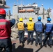 USS Ross replenishes at sea with USNS Robert E. Peary