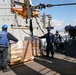 USS Ross replenishes at sea with USNS Robert E. Peary