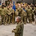 Command Sgt. Maj. Robert Christensen addresses the battalion