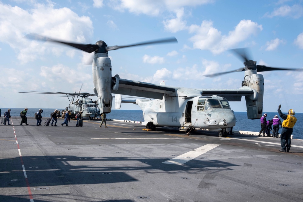 USS America (LHA 6) Conducts Flight Operations