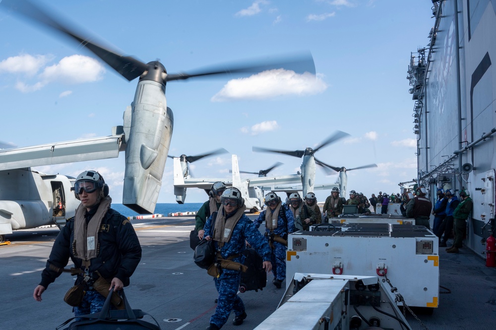 USS America (LHA 6) Conducts Flight Operations