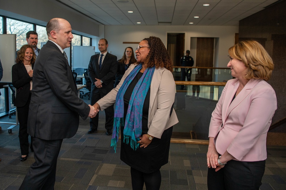 Secretary Hicks tours Strategic Capabilities Office facility