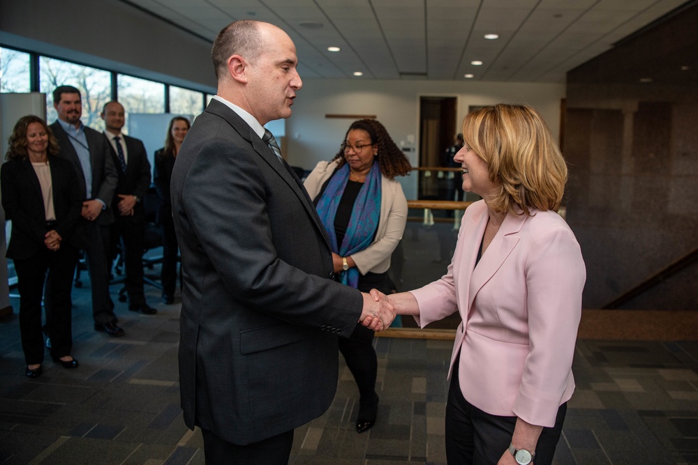 Secretary Hicks tours Strategic Capabilities Office facility