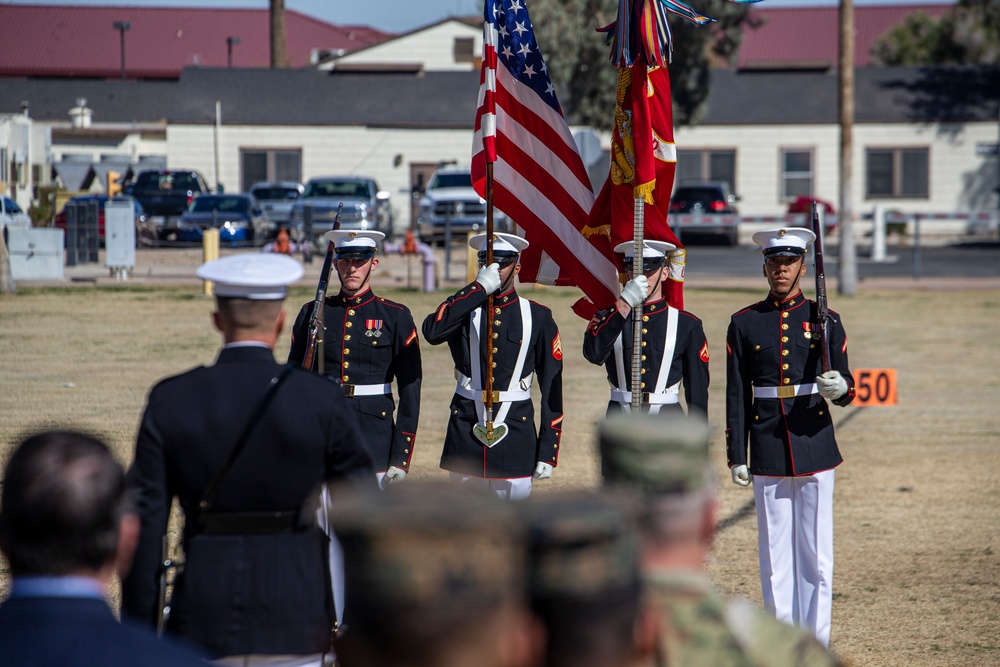 Training wraps up in Yuma for the Battle Color Detachment