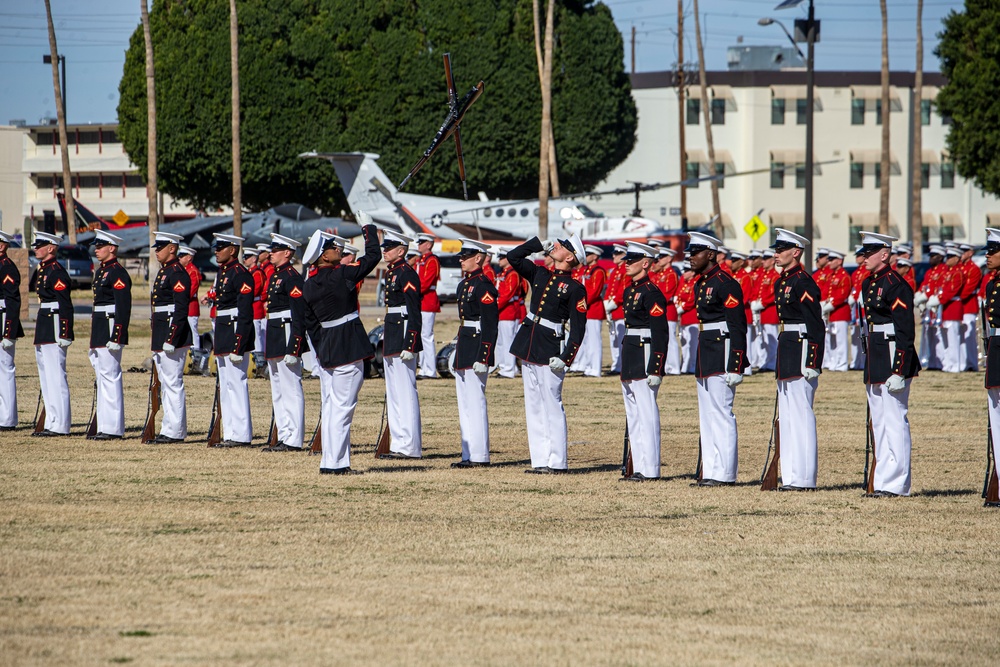 Training wraps up in Yuma for the Battle Color Detachment