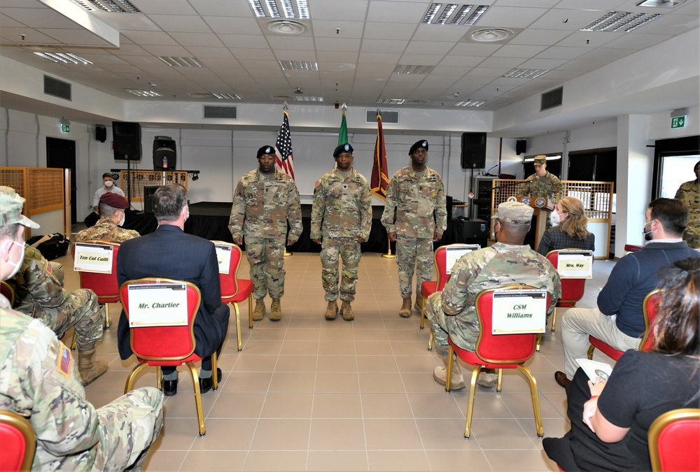 839th Transportation Battalion, SGM Change of Responsibility Ceremony