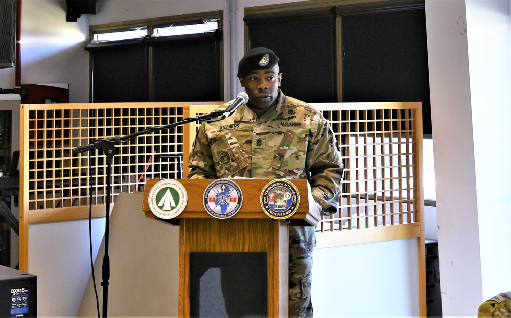 839th Transportation Battalion, SGM Change of Responsibility Ceremony