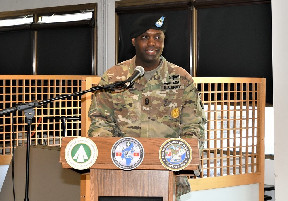 839th Transportation Battalion, SGM Change of Responsibility Ceremony