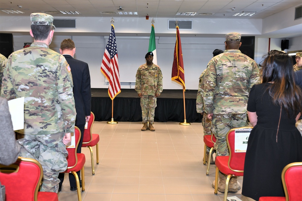 839th Transportation Battalion, SGM Change of Responsibility Ceremony