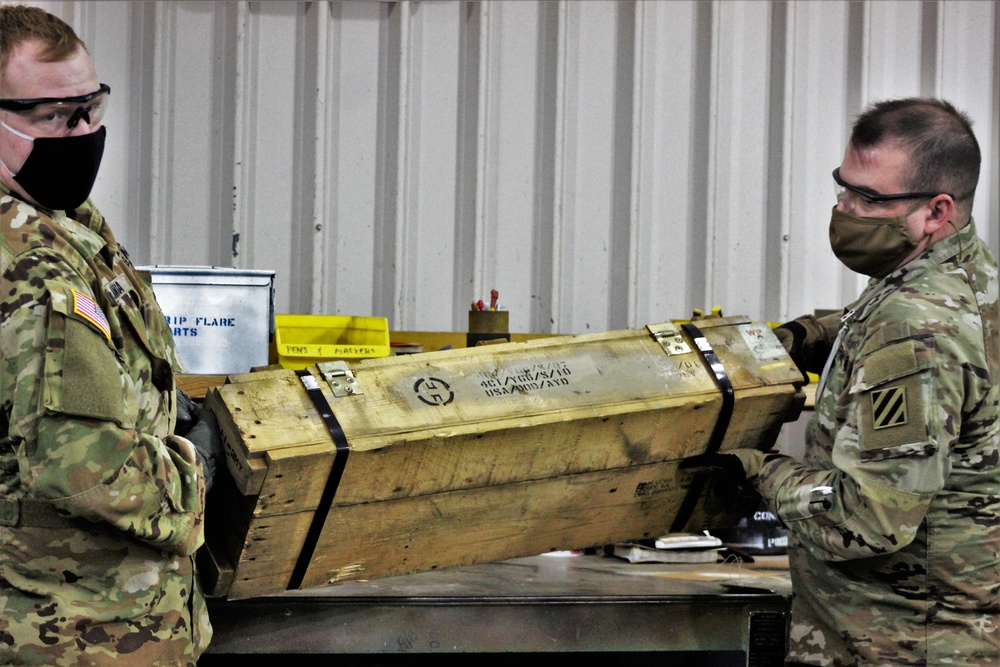 89B ALC students complete ammo inspection training at Fort McCoy’s Ammunition Supply Point Point