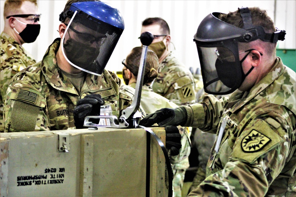 89B ALC students complete ammo inspection training at Fort McCoy’s Ammunition Supply Point Point