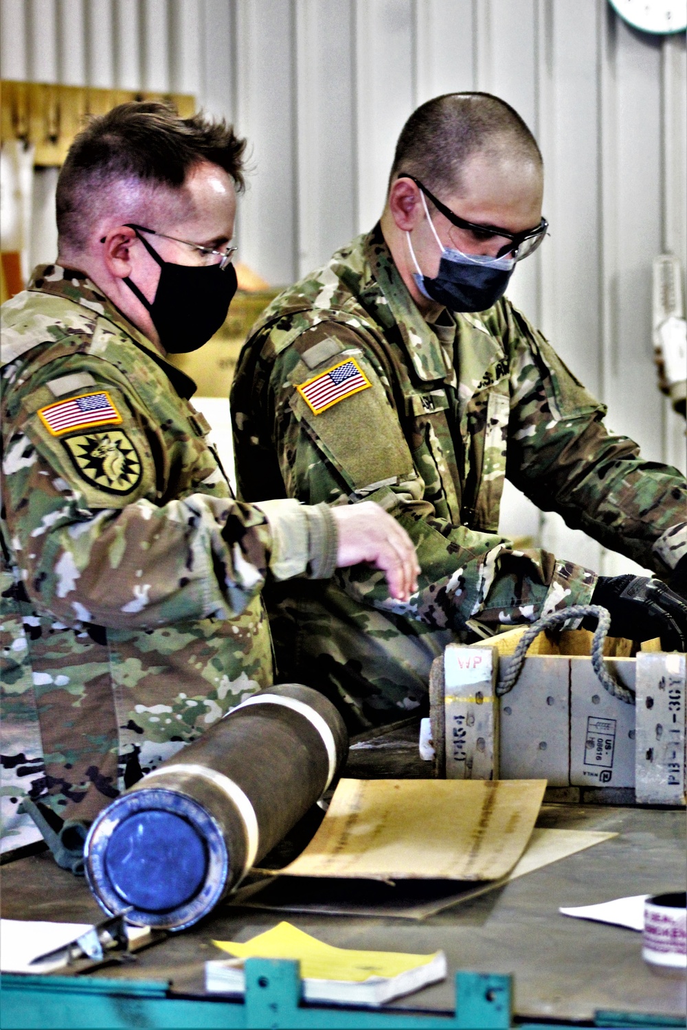 89B ALC students complete ammo inspection training at Fort McCoy’s Ammunition Supply Point Point