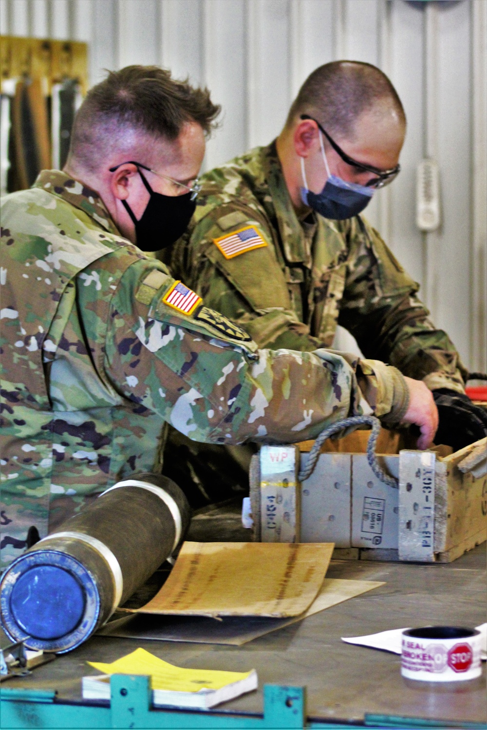 89B ALC students complete ammo inspection training at Fort McCoy’s Ammunition Supply Point Point