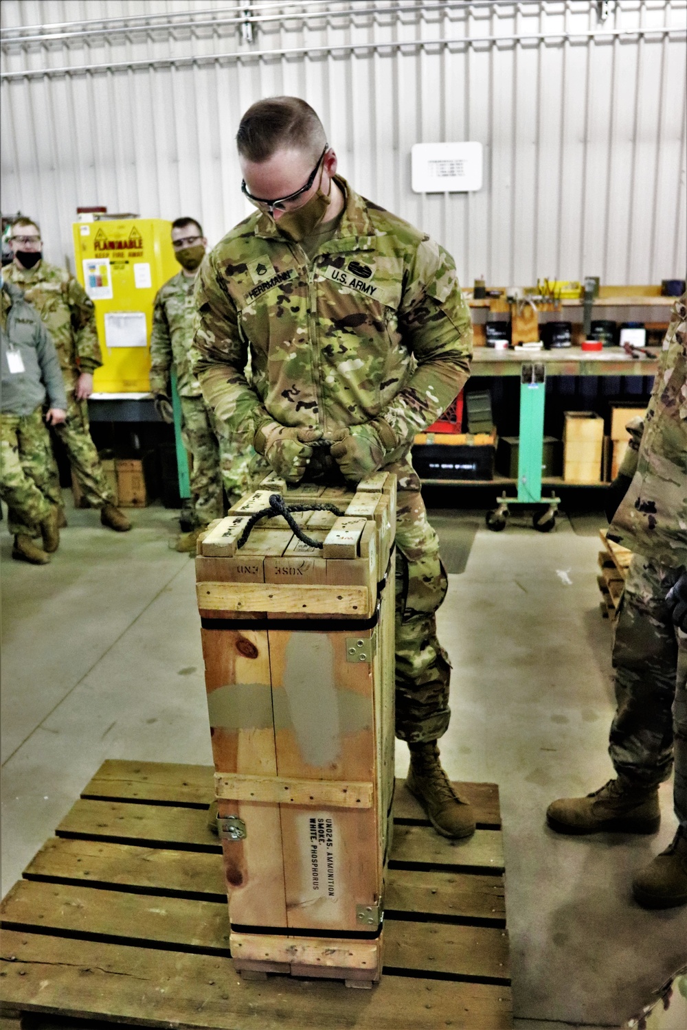 89B ALC students complete ammo inspection training at Fort McCoy’s Ammunition Supply Point Point