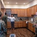 Col. Jeremy Ford, Wing Commander of the 152nd Airlift Wing, Chief Master Sgt. Jeffrey Linton, and other members of the wing toured the Veteran's Guest House