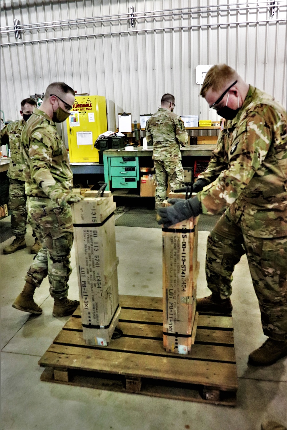 89B ALC students complete ammo inspection training at Fort McCoy’s Ammunition Supply Point Point