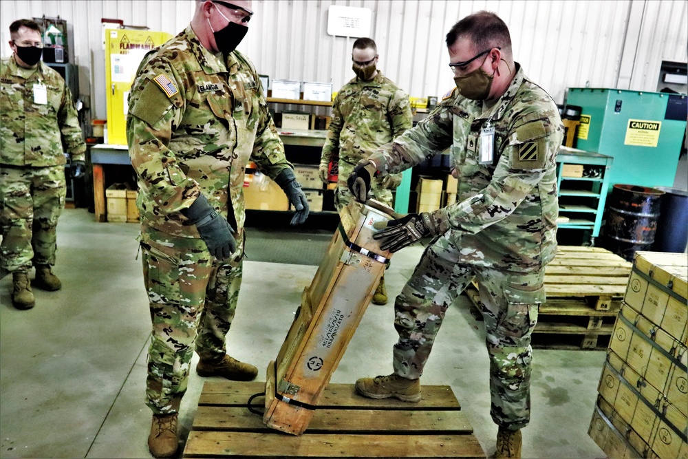 89B ALC students complete ammo inspection training at Fort McCoy’s Ammunition Supply Point Point