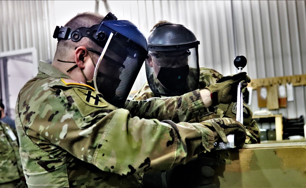 89B ALC students complete ammo inspection training at Fort McCoy’s Ammunition Supply Point Point