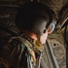 Nevada Air Guard Airmen and Leadership fly on a Chinook over Lake Tahoe