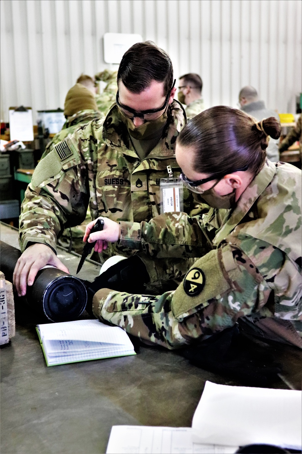 89B ALC students complete ammo inspection training at Fort McCoy’s Ammunition Supply Point Point