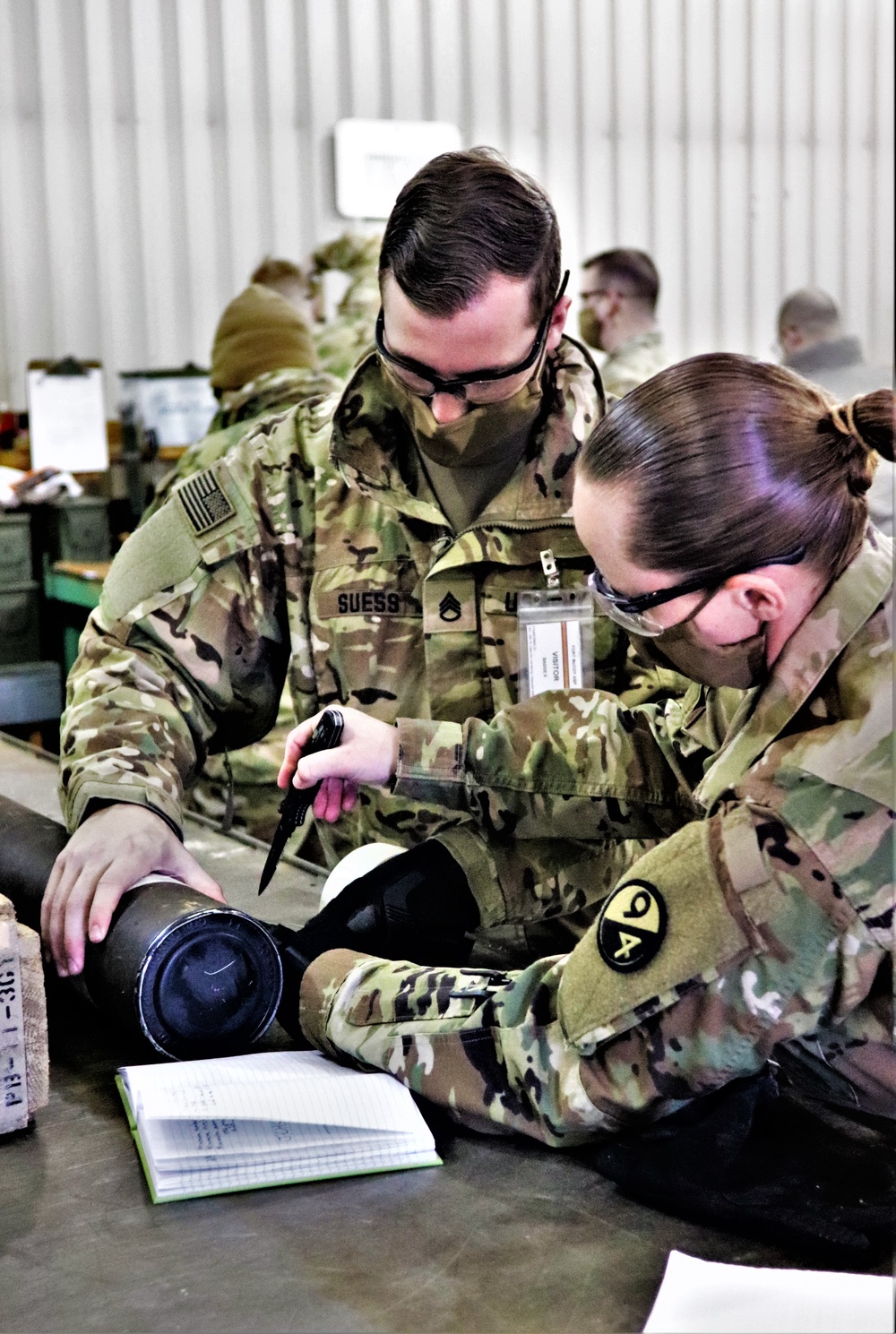 89B ALC students complete ammo inspection training at Fort McCoy’s Ammunition Supply Point Point