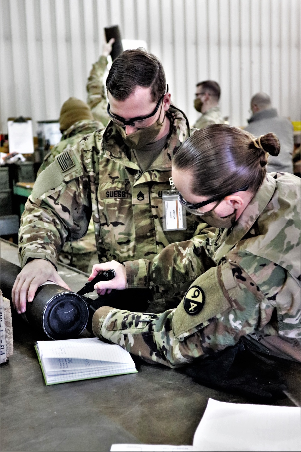 89B ALC students complete ammo inspection training at Fort McCoy’s Ammunition Supply Point Point