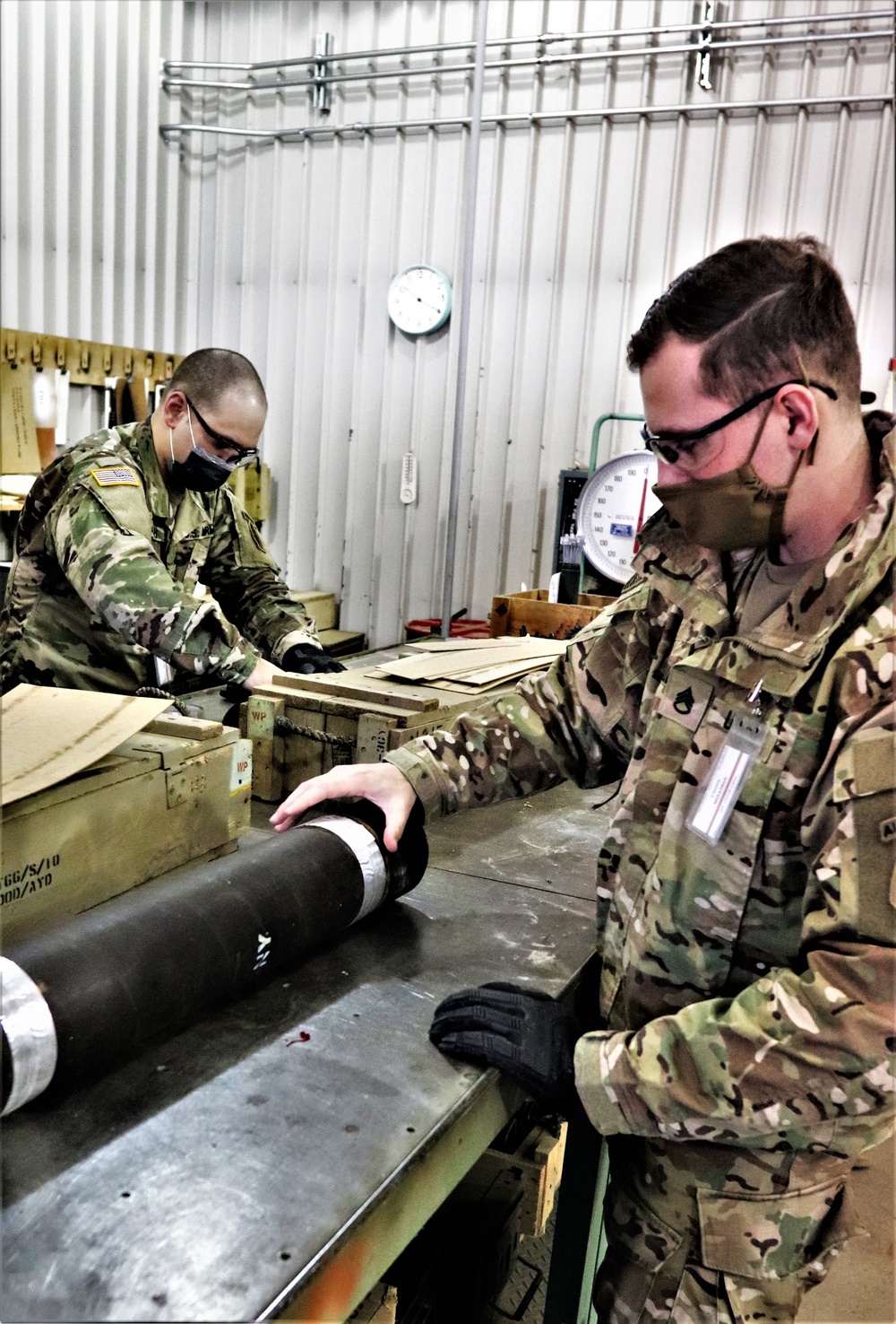 89B ALC students complete ammo inspection training at Fort McCoy’s Ammunition Supply Point Point