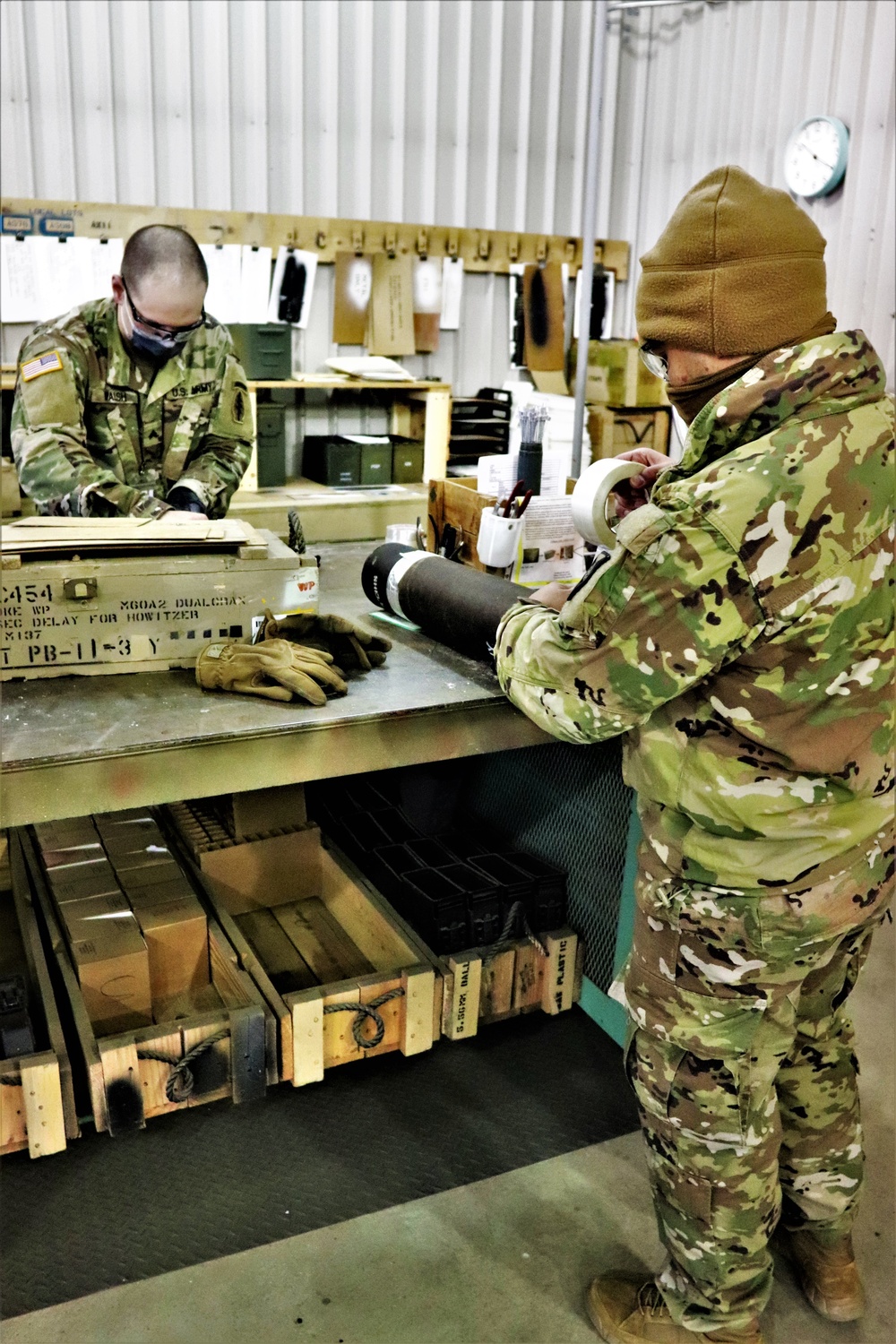 89B ALC students complete ammo inspection training at Fort McCoy’s Ammunition Supply Point Point