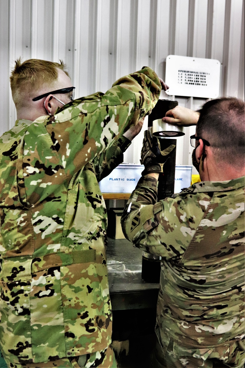 89B ALC students complete ammo inspection training at Fort McCoy’s Ammunition Supply Point Point