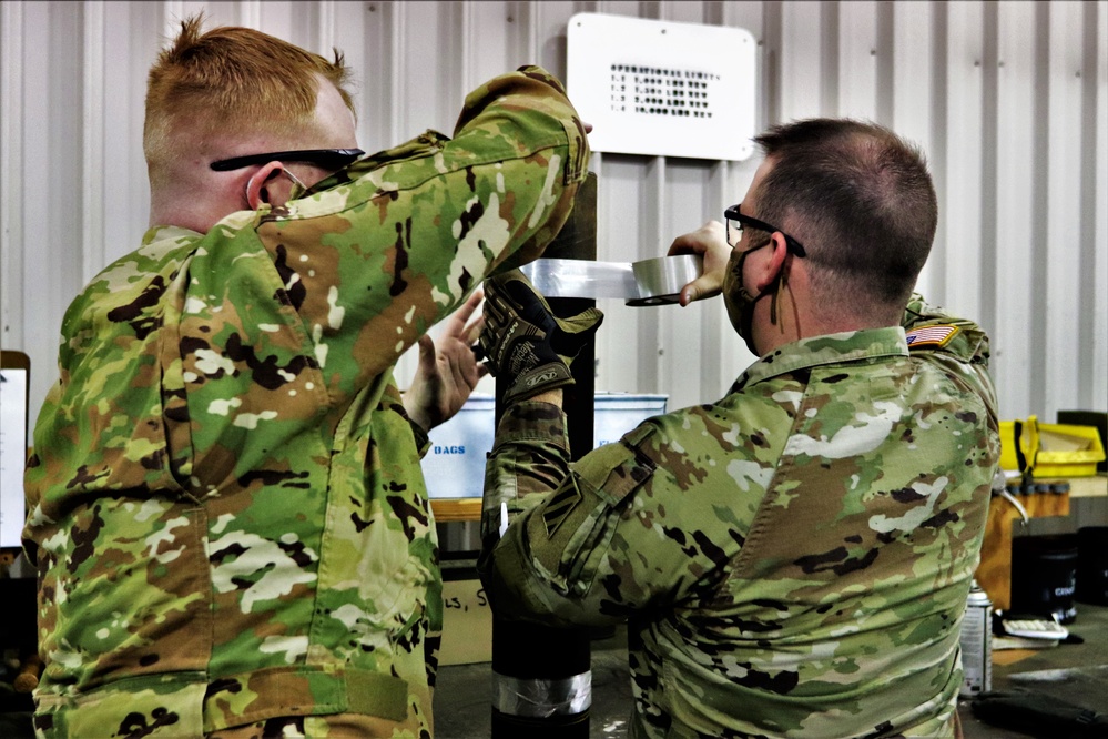 89B ALC students complete ammo inspection training at Fort McCoy’s Ammunition Supply Point Point