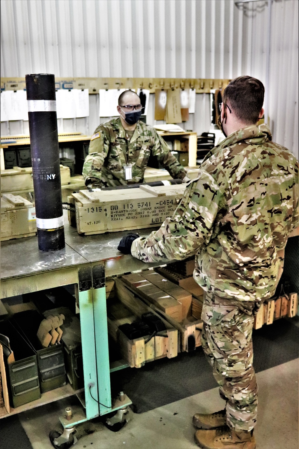 89B ALC students complete ammo inspection training at Fort McCoy’s Ammunition Supply Point Point