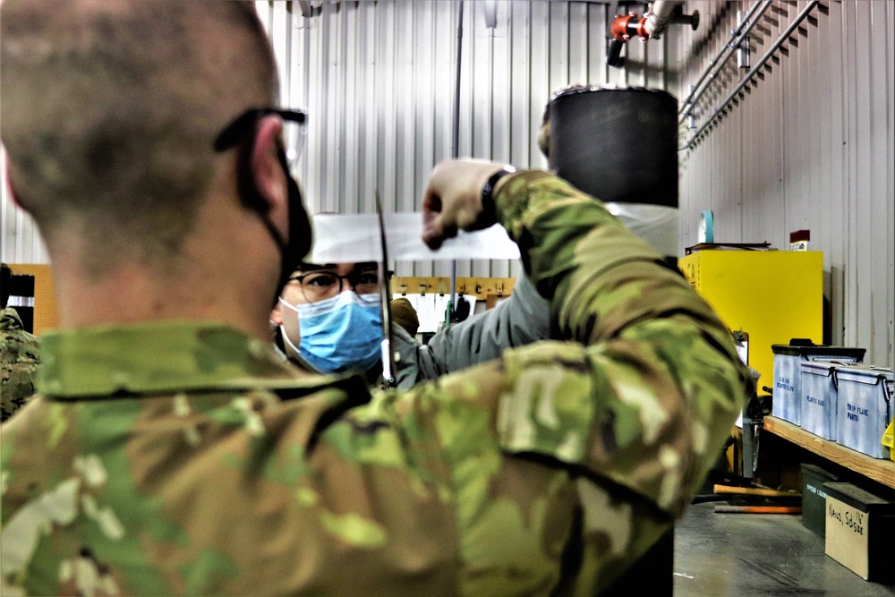 89B ALC students complete ammo inspection training at Fort McCoy’s Ammunition Supply Point Point