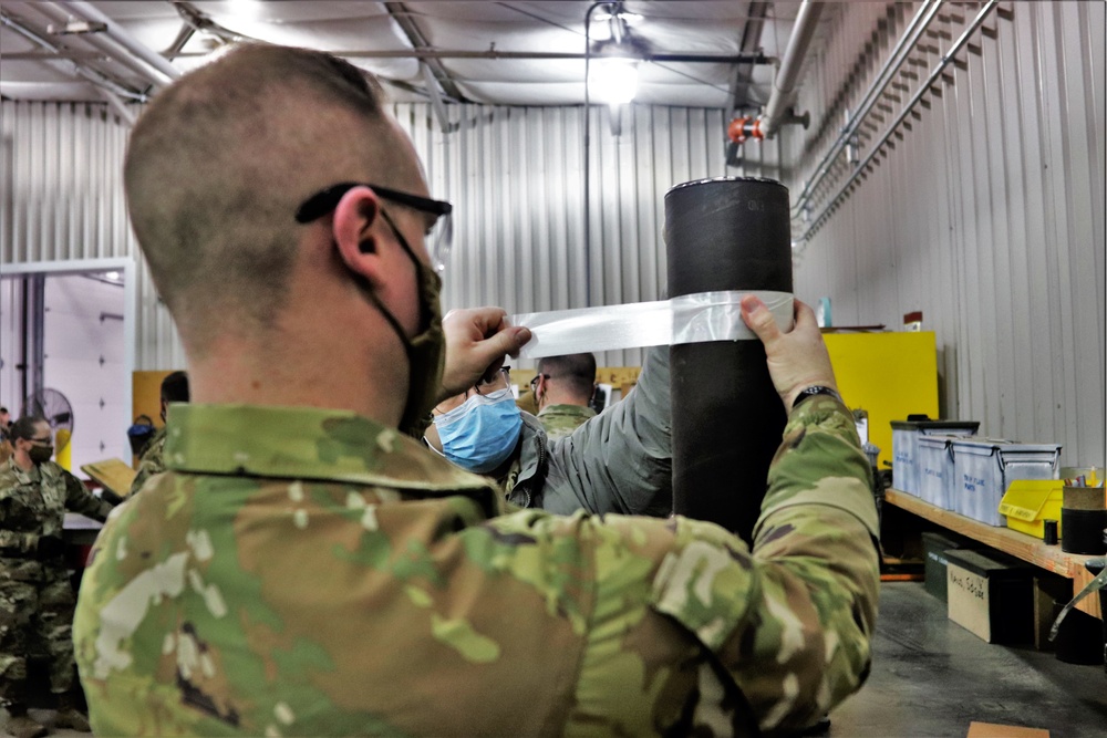 89B ALC students complete ammo inspection training at Fort McCoy’s Ammunition Supply Point Point