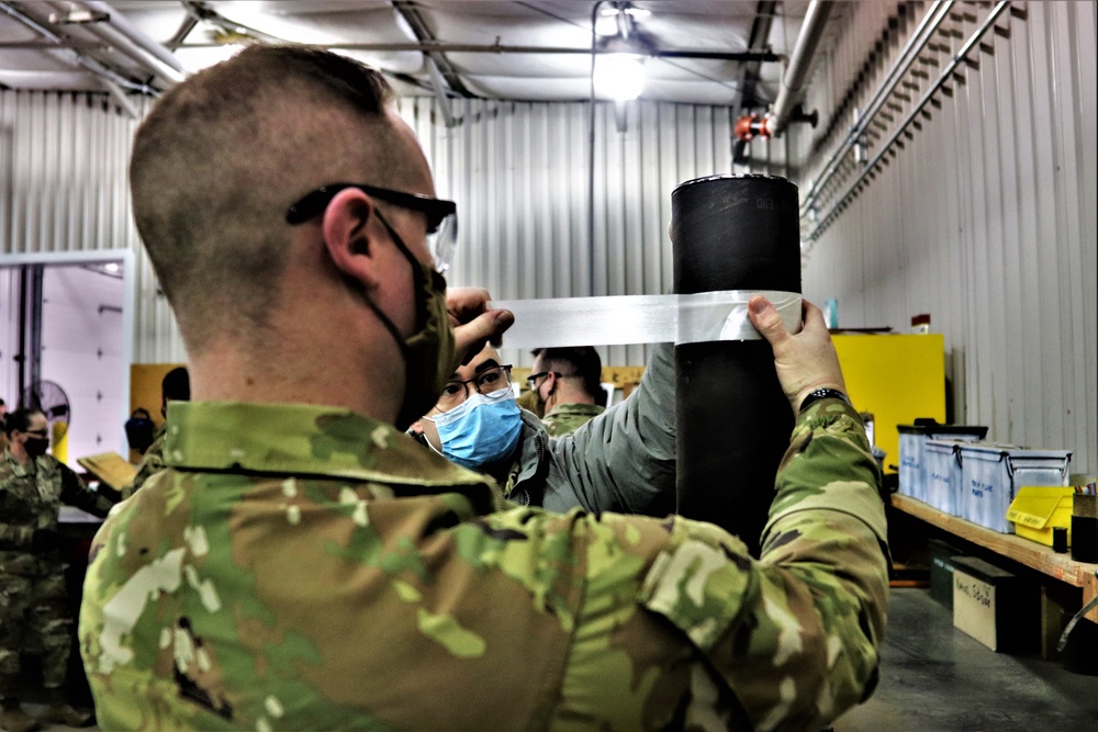 89B ALC students complete ammo inspection training at Fort McCoy’s Ammunition Supply Point Point