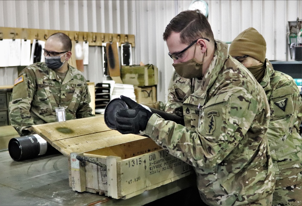 89B ALC students complete ammo inspection training at Fort McCoy’s Ammunition Supply Point Point