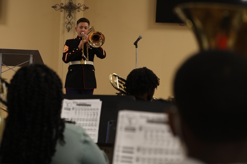 The Ramp! Experience features Marine Musicians at Mississippi Delta Community College