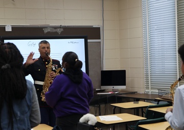The Ramp! Experience features Marine Musicians at Mississippi Delta Community College