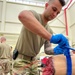 Aerial Port practices Tactical Combat Casualty training