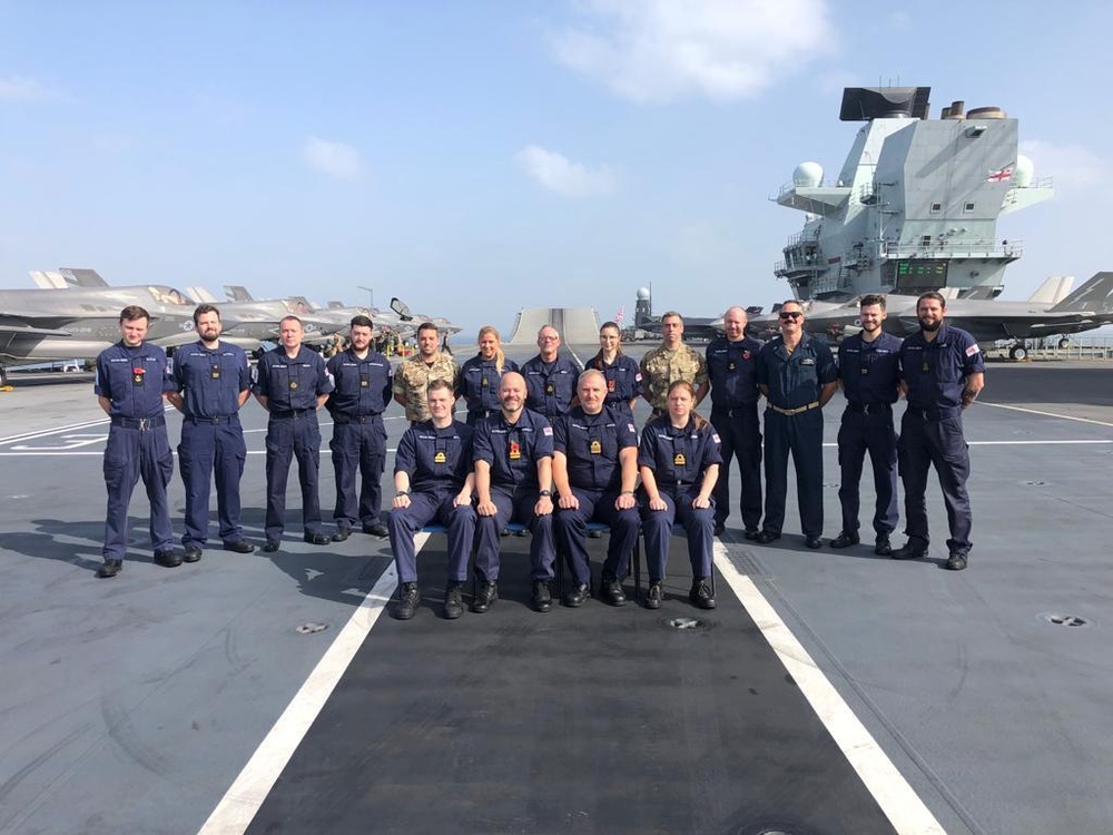 Naval Oceanography Sailor Spends Time Aboard UK’s Aircraft Carrier